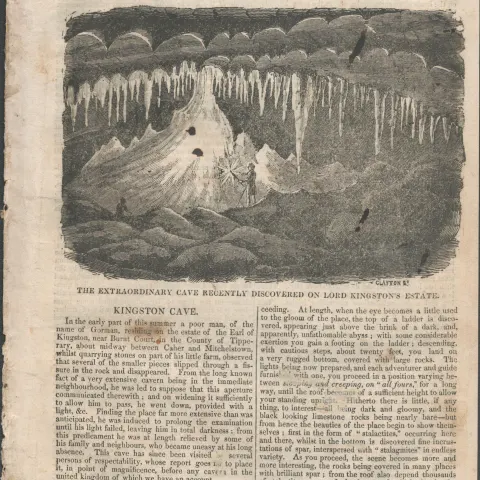Irish Newspaper 1833 Scenes of Ireland Tipperary, Howth, Irish Bogs,