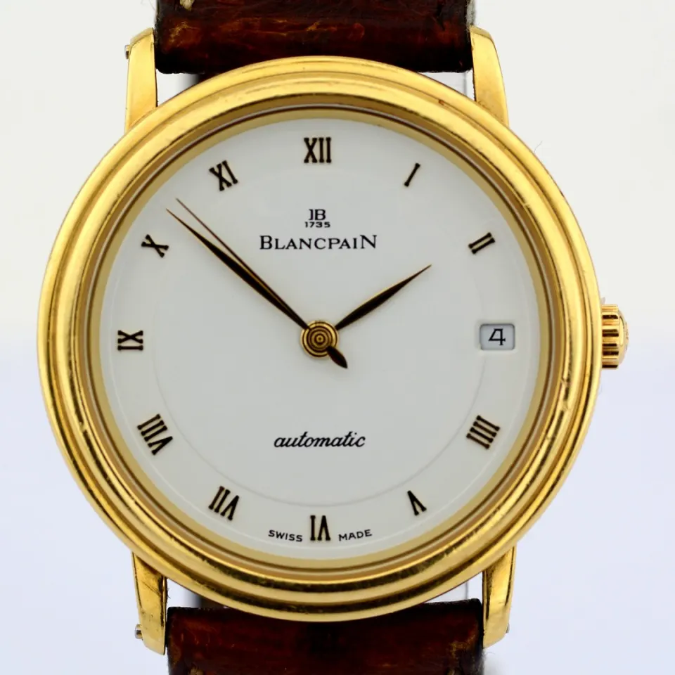 Blancpain/Villeret Ultra-Slim - Automatic - No 526 - Gentlemen's Yellow Gold Wristwatch