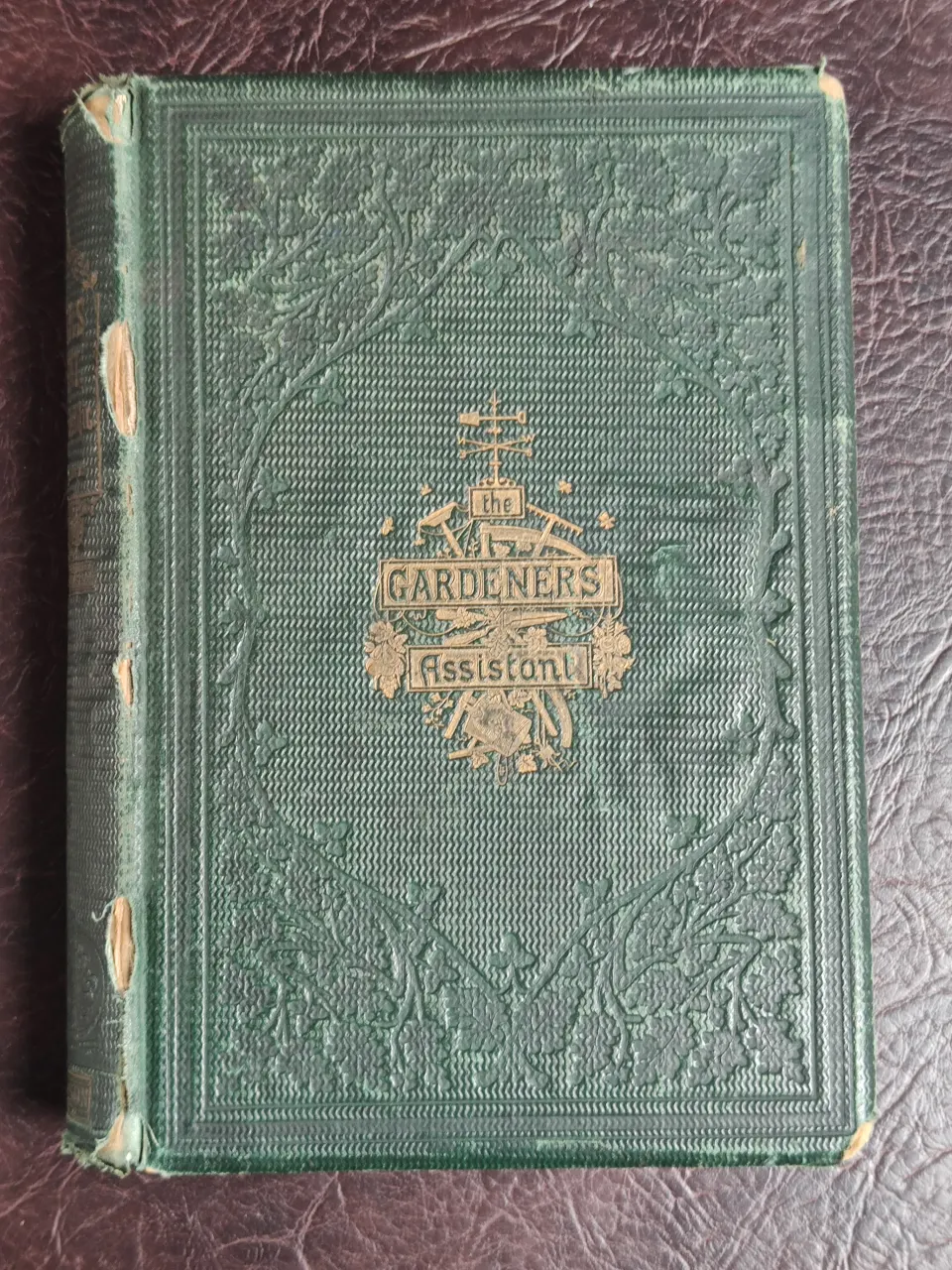 Circa 1871 Robert Thompson Gardeners Assistant Book with Coloured Plates Pictures.