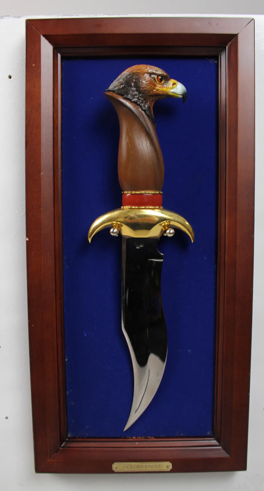 Franklin Mint Golden Eagle Decorative Dagger