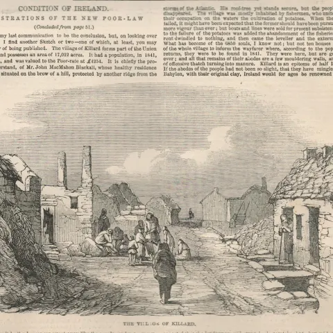 The Famine in The Village of Killard Union of Kilrush Co Clare 1850