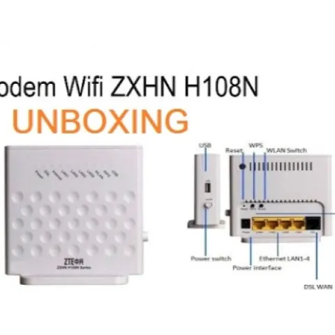 10 x ZTE ZXHN-H108N Wireless ADSL2+ Modem Router 300MPS RRP £29.99 ea