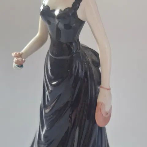 Royal Worcester Floral Ladies December Les Petites Figurine