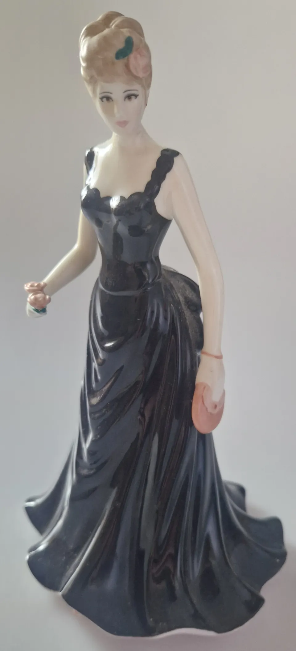Royal Worcester Floral Ladies December Les Petites Figurine