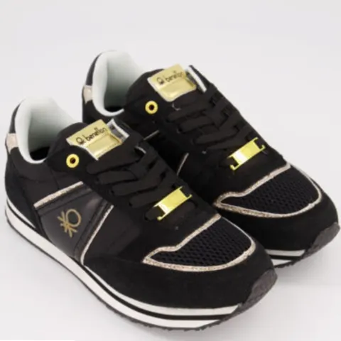 Brand New Black Word NYX Trainers