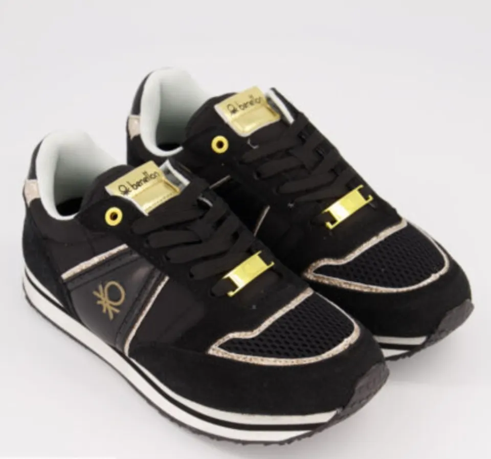 Brand New Black Word NYX Trainers