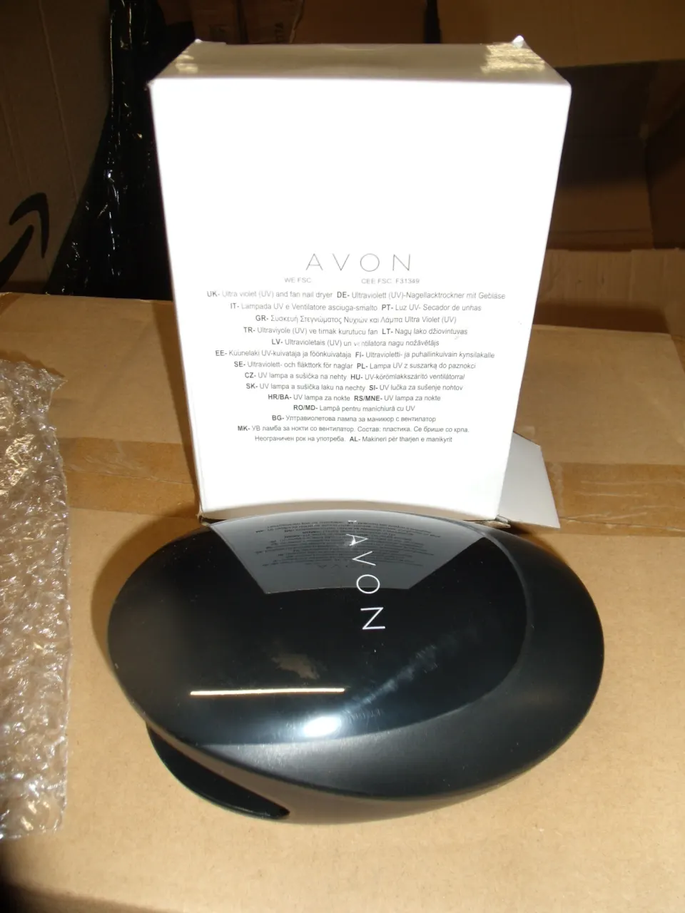 100pcs Avon brand new sealed nail dryer with fan and UV light mrsp £14.99- 100pcs in lot