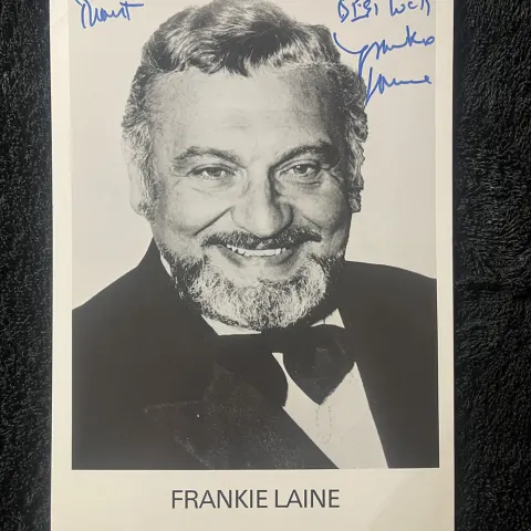 Frankie Laine Signed