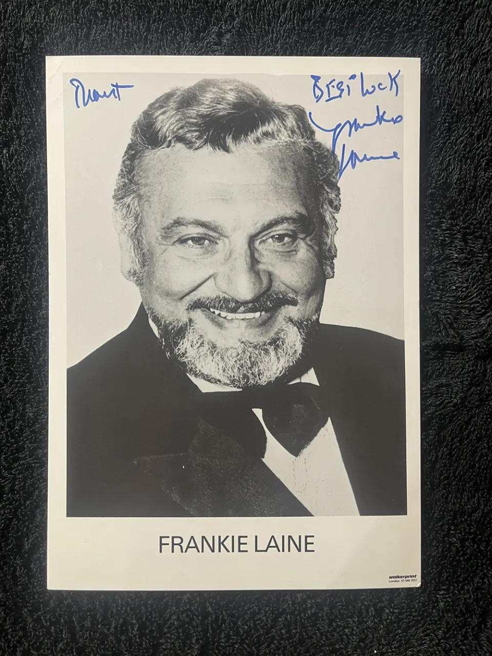 Frankie Laine Signed