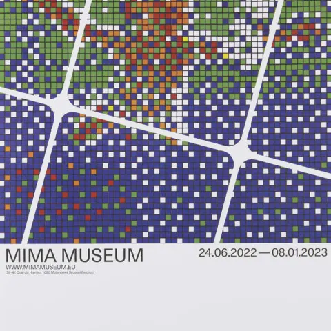 Invader (b. 1969-) Rubikcubist Poster 2 - Rubik Cubisum, Nirvana – NEVERMIND