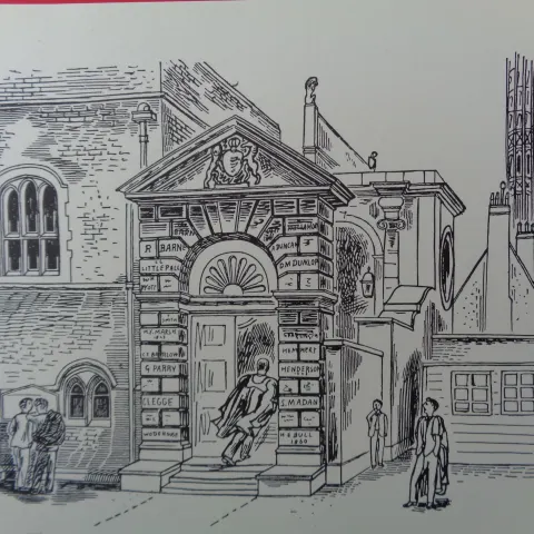 Edward Bawden Original Lithograph - London, 1 Westminster