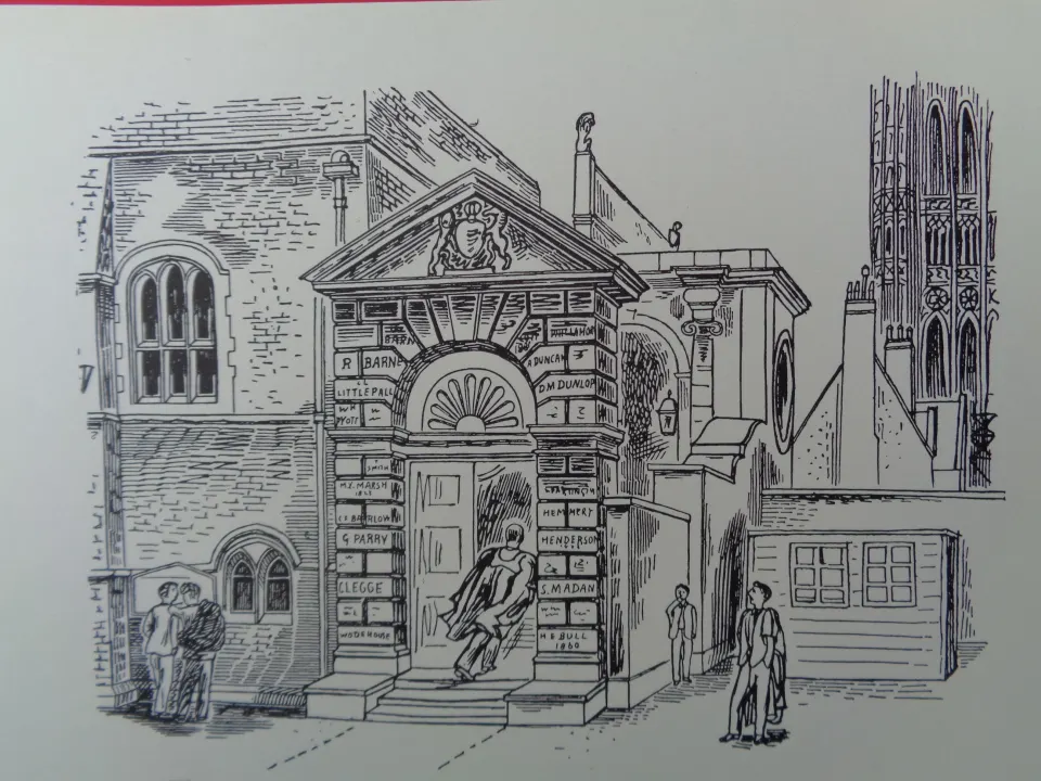 Edward Bawden Original Lithograph - London, 1 Westminster