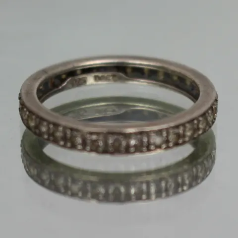 Vintage Silver Eternity Ring