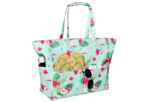 6 x Large Beach Bags for Women L23a