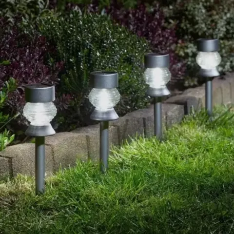 2 x SMART GARDEN PRODUCTS 365 Solar Garden Crystal Stake Light Pack of 4