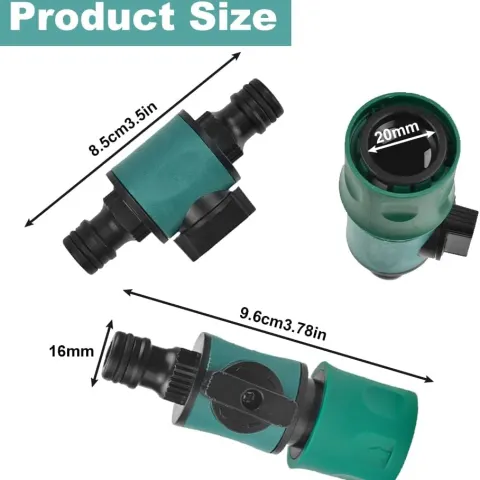 20 x 3 Pcs Garden Hose Quick Connector RRP £171.20 Lb16