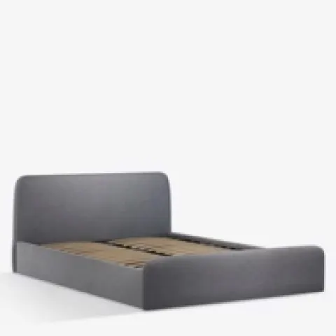 John Lewis ANYDAY Ottoman Storage Upholstered Bed Frame, King Size, Saga Grey RRP £449