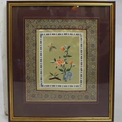 Silk Artwork Framed