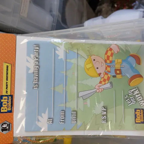 Bob The Builder Party Items