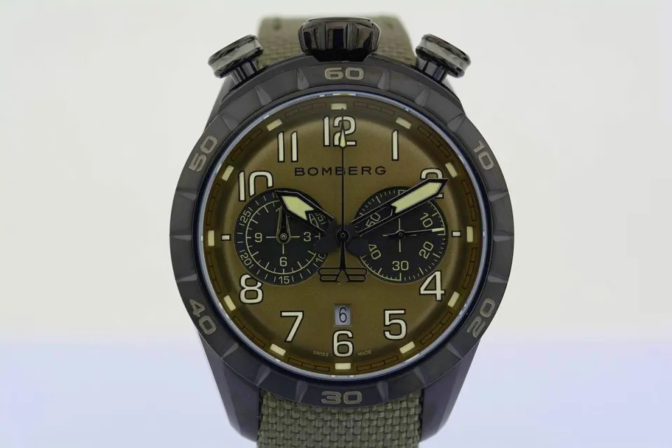 Bomberg/Chronograph Bolt-68 - New - Gentlemen's Steel Wristwatch
