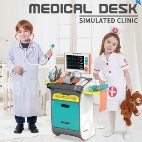 Medical Desk Simulated Clinic Pretend Play Toy Set