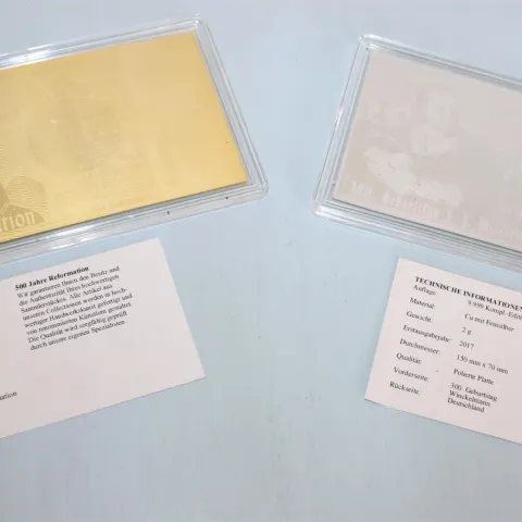 German collectable Notes Gold & Silver