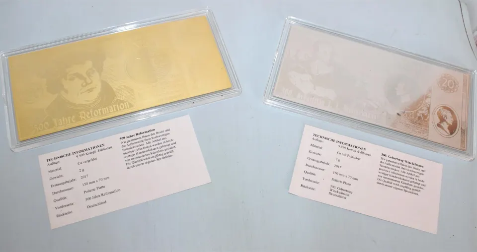 German collectable Notes Gold & Silver