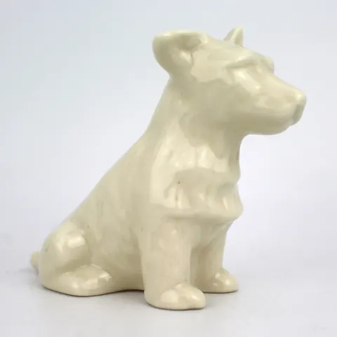 Irish Belleek Dog c.1980