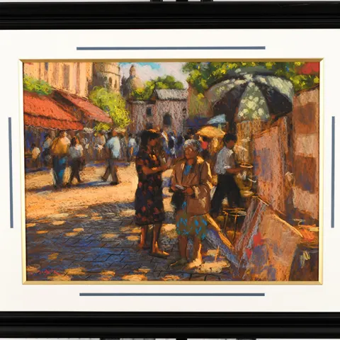John Mackie Original Framed Pastel Painting