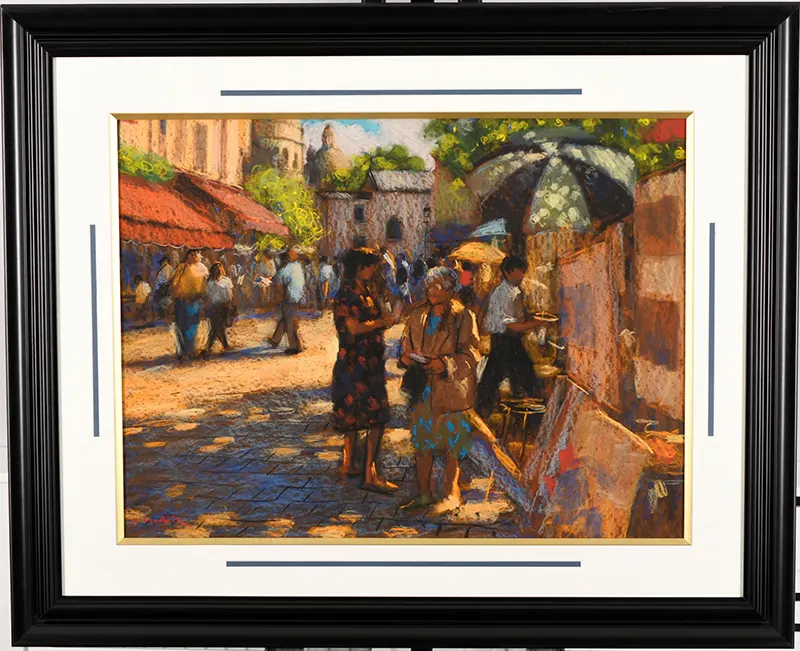 John Mackie Original Framed Pastel Painting