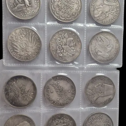 A Group of Old Replica Coins