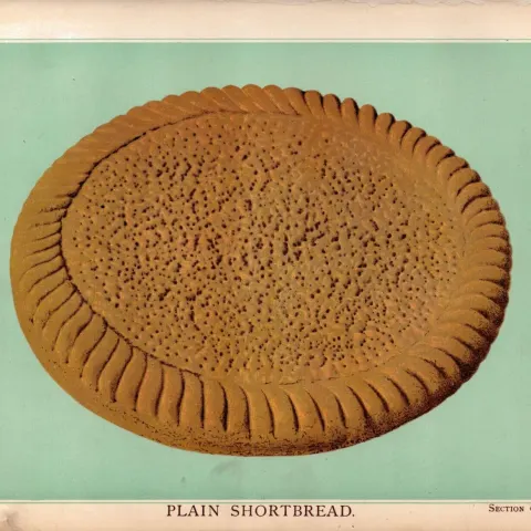 Plain Shortbread T. Percy Lewis & A.G Bromley Antique Chromolithograph Print
