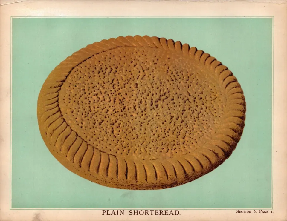 Plain Shortbread T. Percy Lewis & A.G Bromley Antique Chromolithograph Print