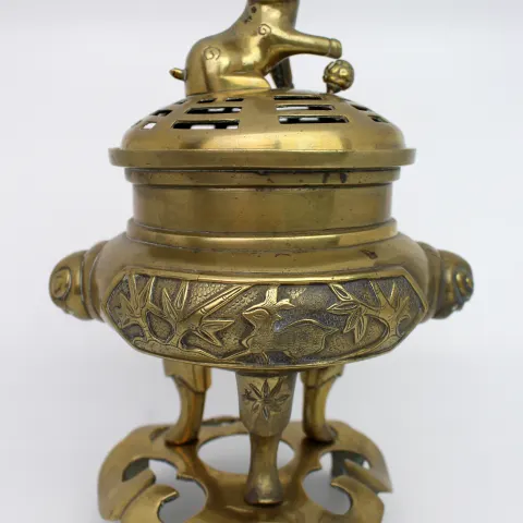 Antique Chinese Bronze Incense Burner (Censer)