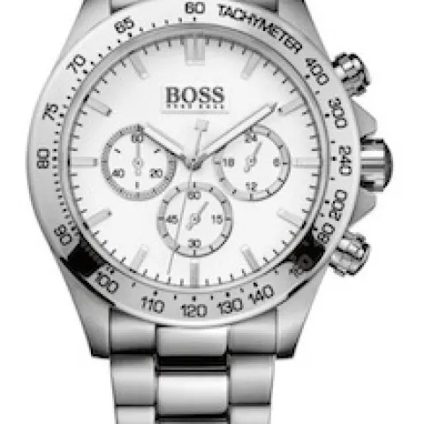 Hugo Boss Men's Ikon Silver Bracelet Chronograph Watch 1512962