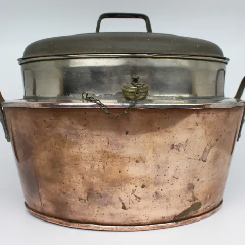 Antique Copper Fish Steamer Welbank's Boilerette Banbury