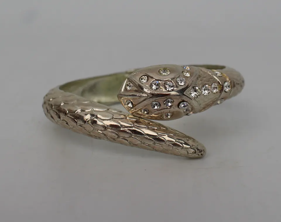 Vintage Snake Form Levered Bangle