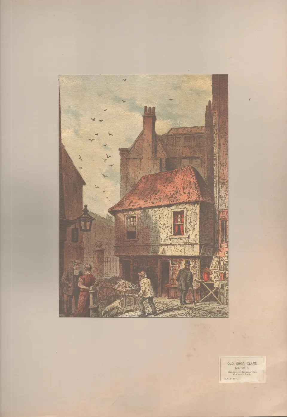 Dickens Old Curiosity Shop Antique 1888 Views of London