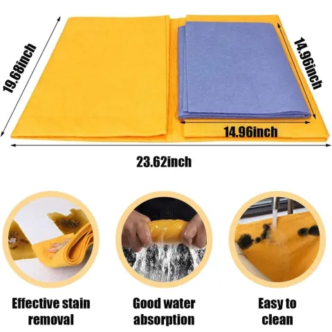5 x (8 PCS) Miracle Shammy, Ultra-Absorbent Miracle Cleaning Shammy, Miracle Shammy Cloth RRP £84.95