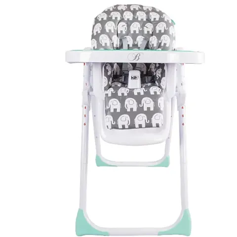 (104/Mez) RRP £80. My Babiie Billie Faiers Premium Highchair Elephants.
