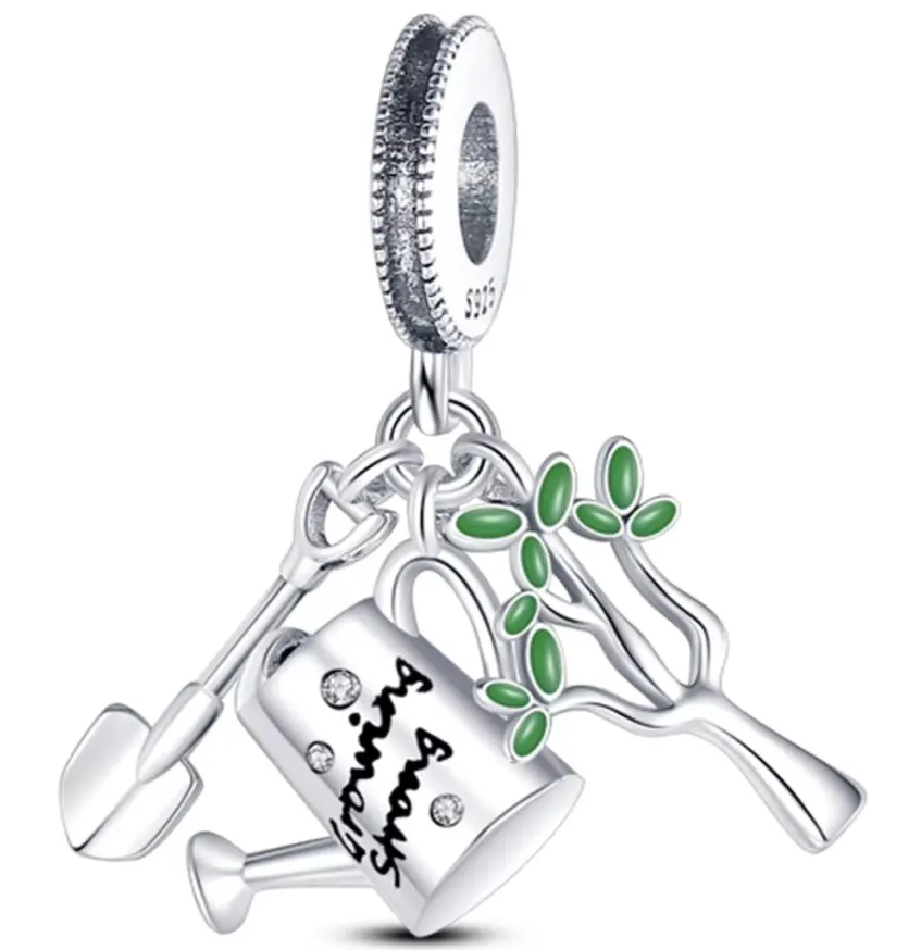 13 x 925 Sterling Silver Charms for Bracelets RRP £171.10 L27a