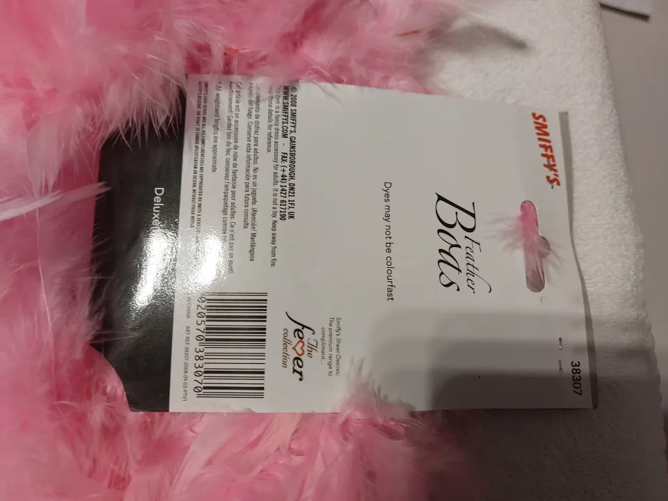Pink feather boa