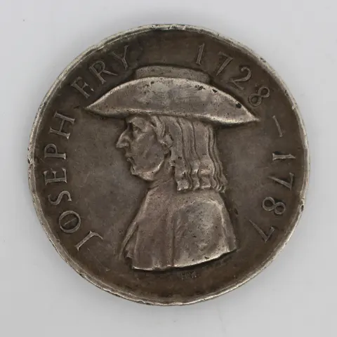 Joseph Fry 1928 Bicenteniary Coin