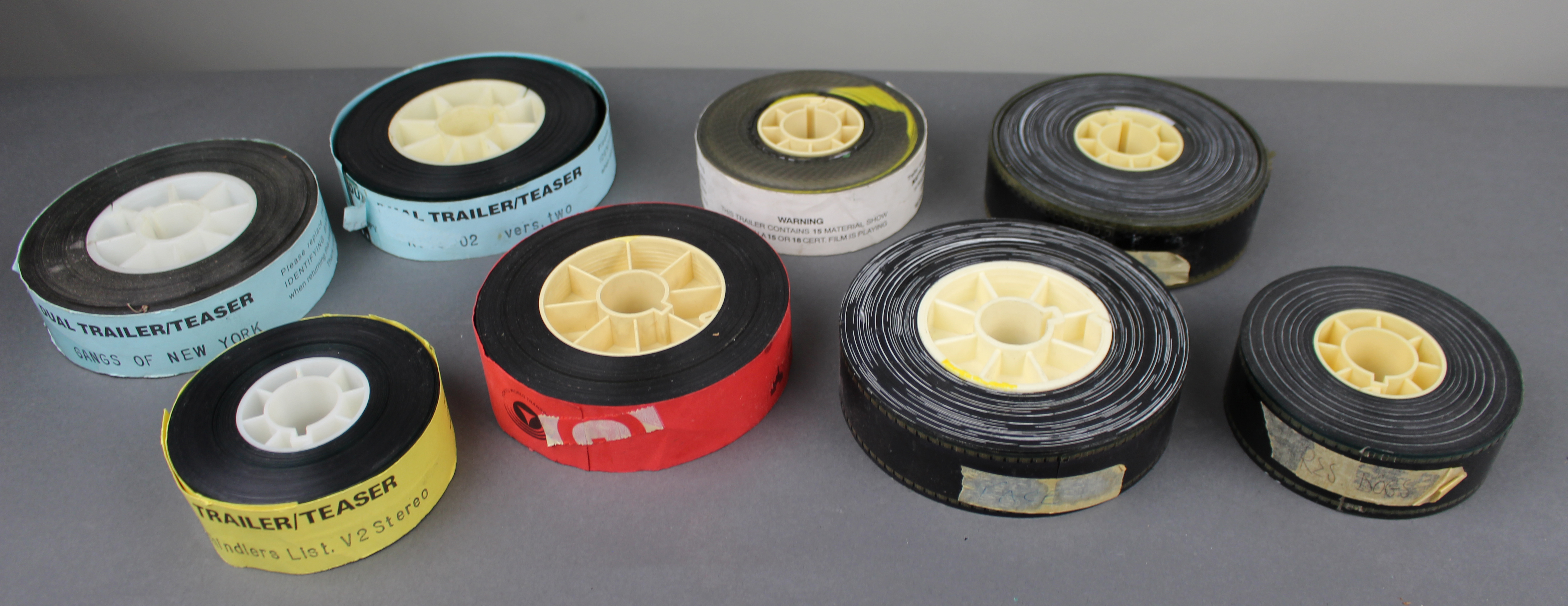 Collection of 35mm Cinema Trailer / Teaser Film Reels