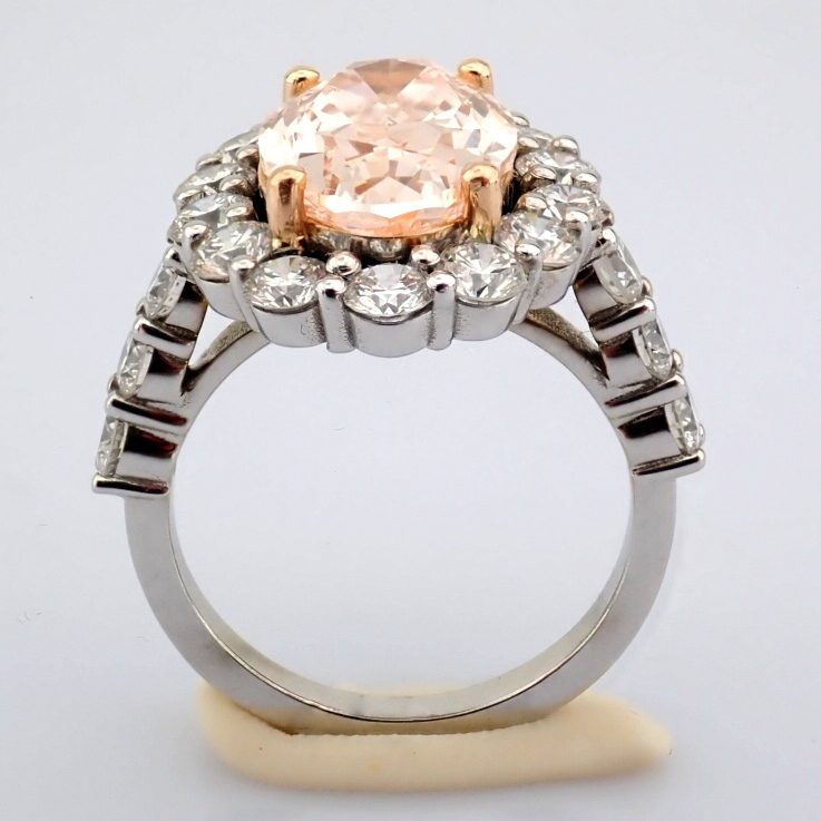 Oval Cut Lab-Grown Diamond Ring - 7.64 Total Carat (IGI Certified)