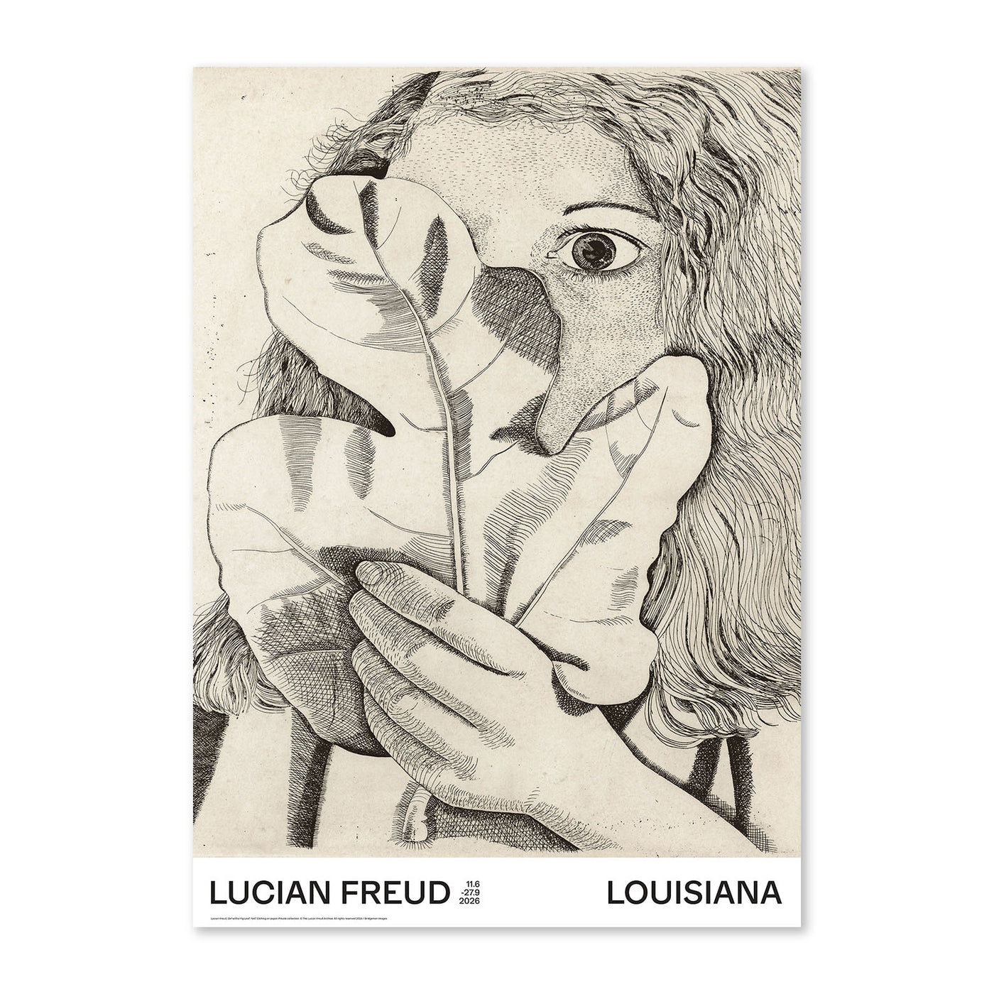 Lucien Freud (1922-2011) 'Girl With A Fig Leaf'