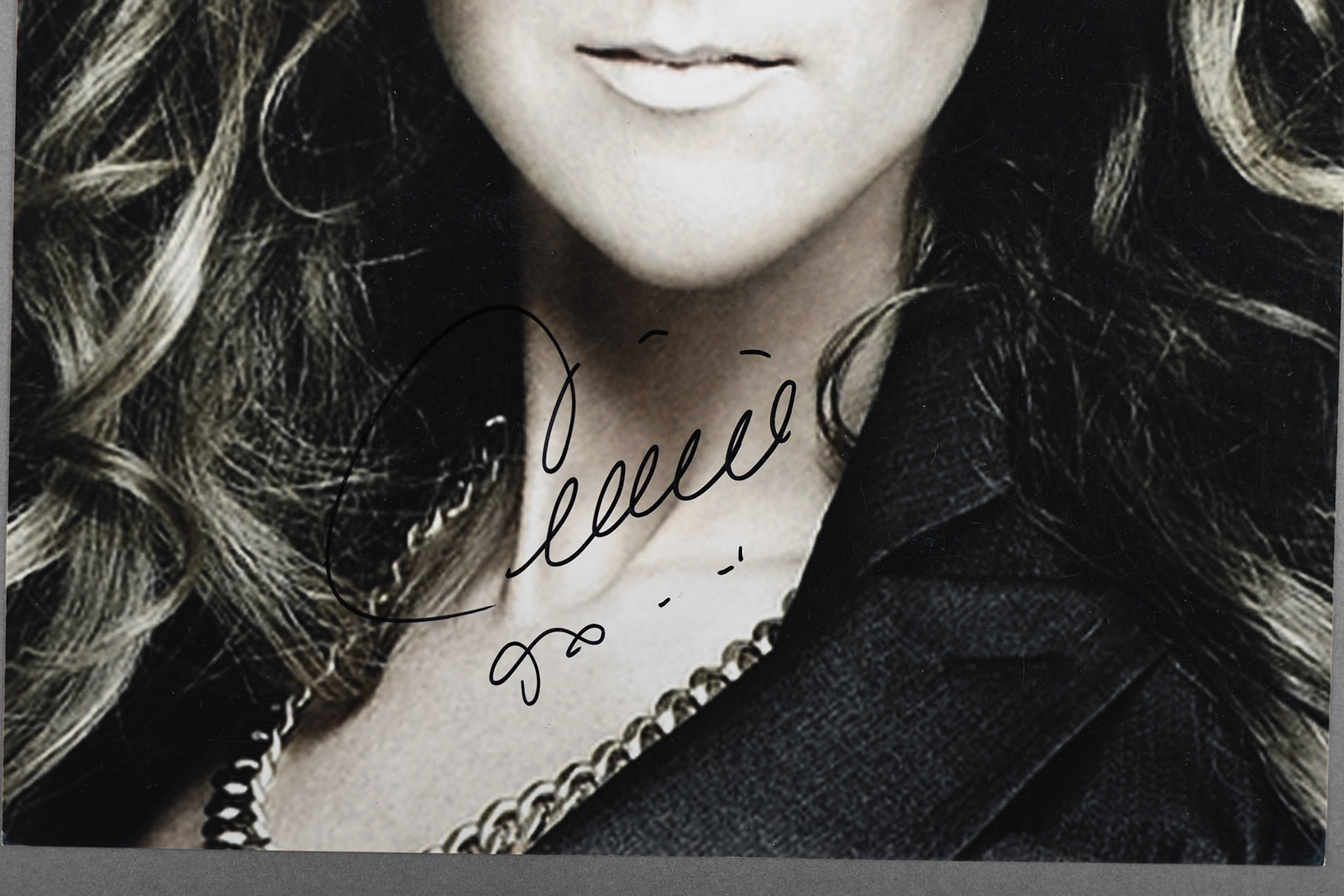 CELINE DION Original signature