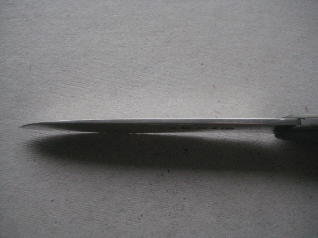 Rare Victorian Cased Silver Bladed Folding Fruit Knife