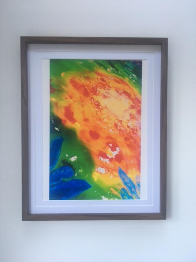 Jamie Reid (1947-23) ‘Untitled’ Abstract Print, Anarchy Moniker Within The Image, 30 x 43cms, 2007