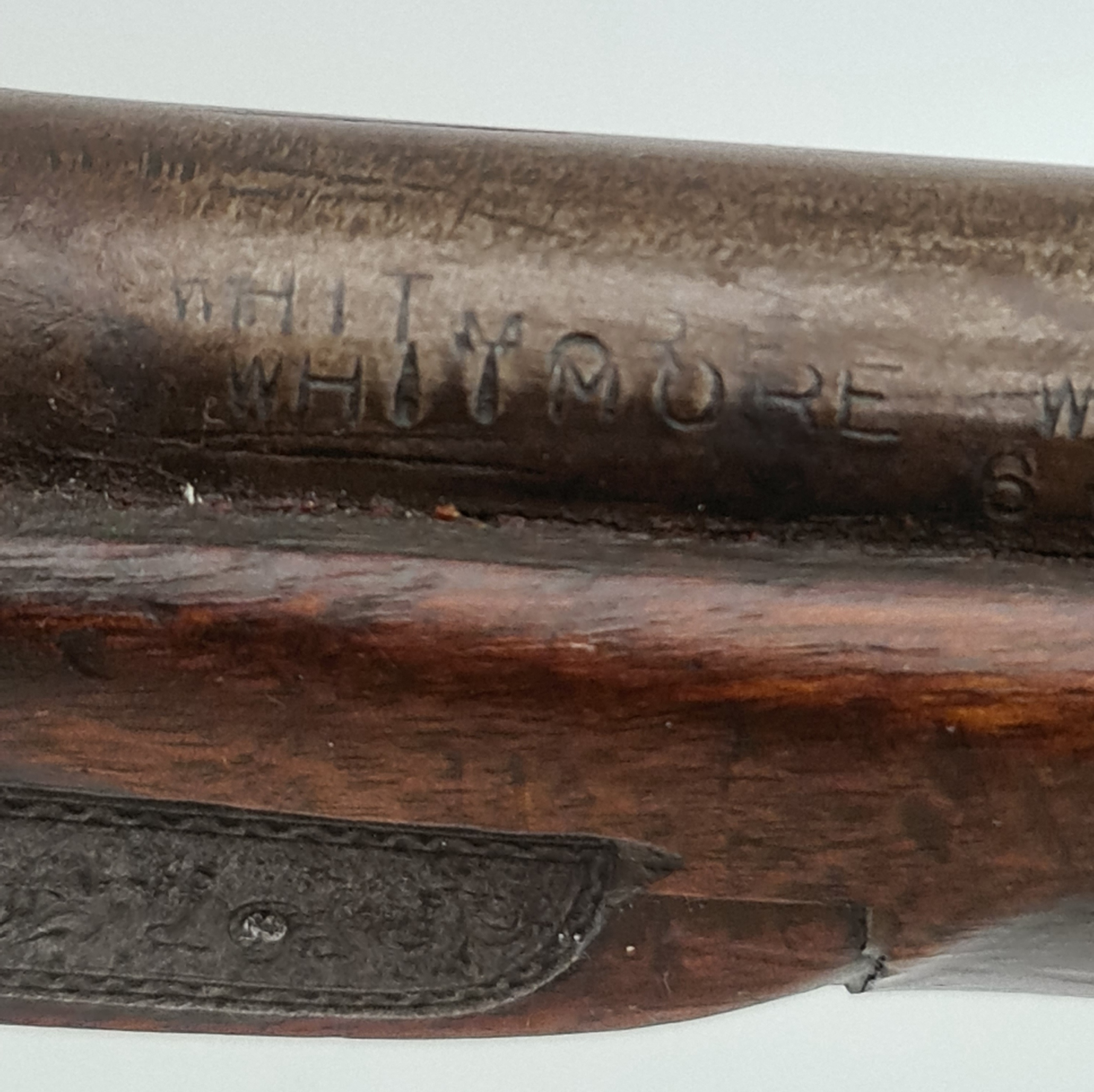 Antique Percussion Musket Whitmore Wolfe Duff & Co